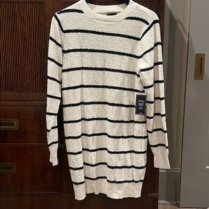 Volcom Striped Knit Sweater Dress